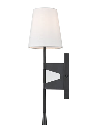 1-Light Wall Sconce Matte Black