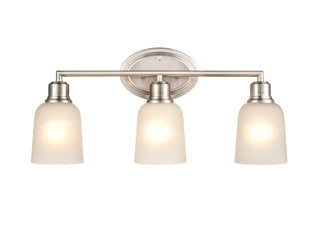Amberle 3-Light Vanity Brushed Nickel