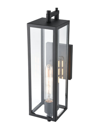 Messi 1-Light Outdoor Wall Sconce Textured Black