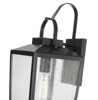 Devens 1-Light Outdoor Wall Sconce Powder Coated Black