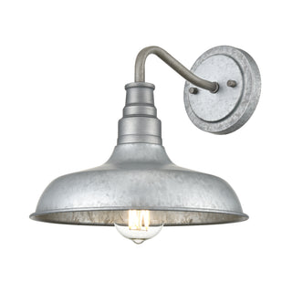 1-Light Outdoor Wall Sconce Galvanized
