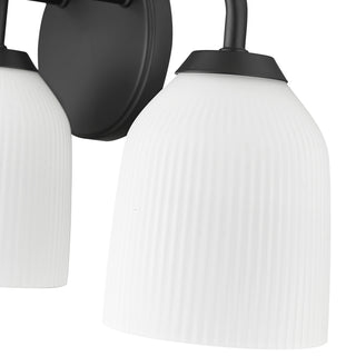 Norah 3-Light Vanity Matte Black