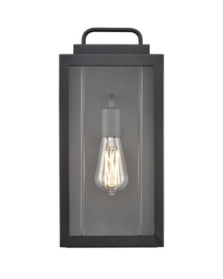 Gallatin 1-Light Outdoor Wall Sconce Textured Black