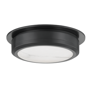 Greenport Flush Mount with Old Bronze Finish