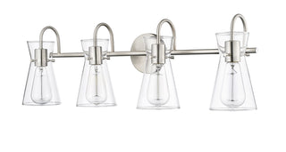 Camellia 4-Light Vanity Brushed Nickel