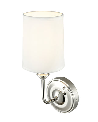 Leena 1-Light Wall Sconce Polished Nickel