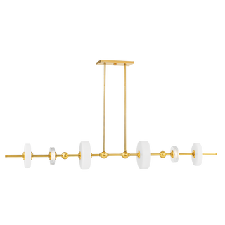 MAYNARD LINEAR with AGED BRASS Finish