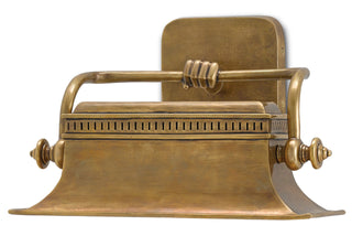Currey and Company - 5000-0064 - One Light Wall Sconce - Malvasia - Vintage Brass