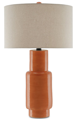 Janeen One Light Table Lamp in Orange