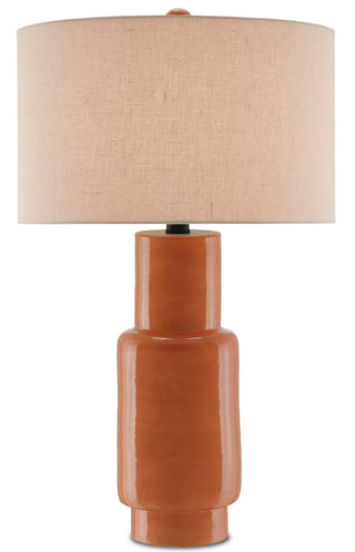 Janeen One Light Table Lamp in Orange