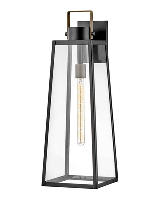 Hugh Large Wall Mount Lantern in Black