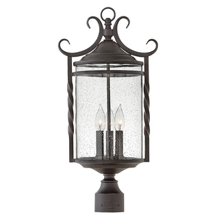 Hinkley - 1141OL-CL - LED Post Top or Pier Mount Lantern - Casa - Olde Black