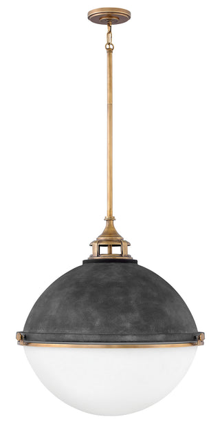 Hinkley - 4836DZ - LED Chandelier - Fletcher - Aged Zinc