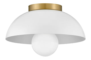 Stu Small Flush Mount in Matte White