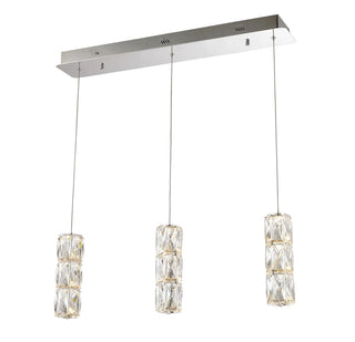 Elegant Lighting - 3500D3C - LED Pendant - Polaris - Chrome
