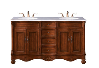 Elegant Lighting - VF-1048 - Double Bathroom Vanity - Windsor - teak