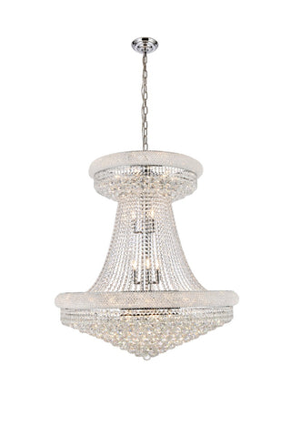 Elegant Lighting - V1800G36SC/RC - 28 Light Chandelier - Primo - Chrome