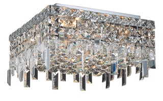 Elegant Lighting - V2033F12C/RC - Four Light Flush Mount - Maxime - Chrome
