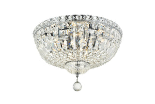 Elegant Lighting - V2528F16C/RC - Six Light Flush Mount - Tranquil - Chrome
