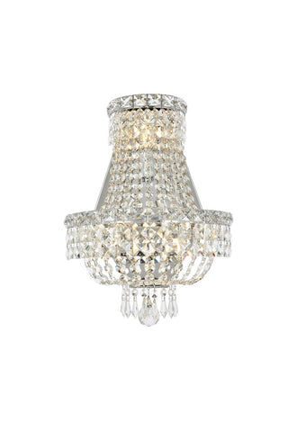 Elegant Lighting - V2528W12C/RC - Three Light Wall Sconce - Tranquil - Chrome