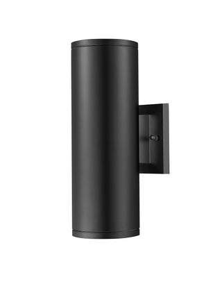Vegas 2-Light Outdoor Wall Sconce Powder Coated Black