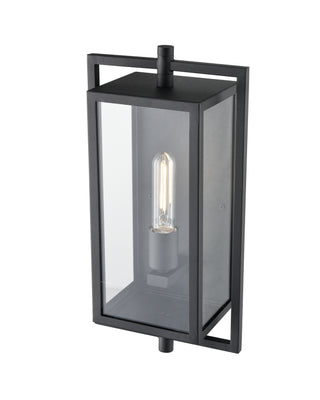 Rankin 1-Light Outdoor Wall Sconce Textured Black