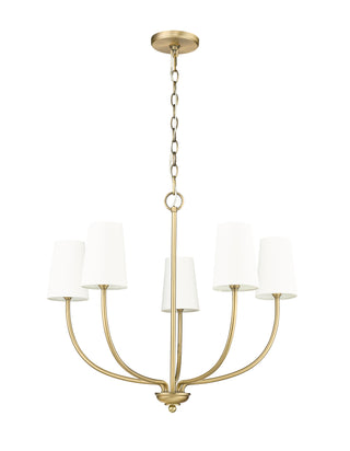 Kandor 5-Light Chandelier Ceiling Light Vintage Brass