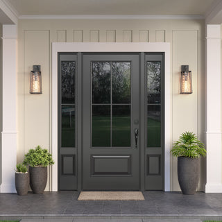 Dutton 1-Light Outdoor Wall Sconce Powder Coated Black