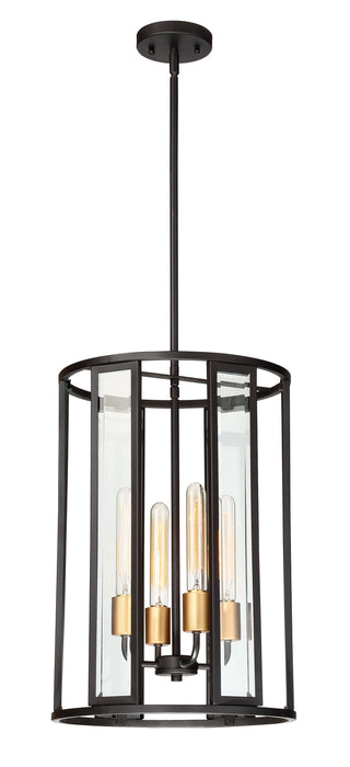 Nuvo Lighting - 60-6415 - Four Light Foyer Pendant - Payne - Midnight Bronze