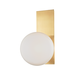 Hinsdale Wall Sconce with Aged Brass Finish