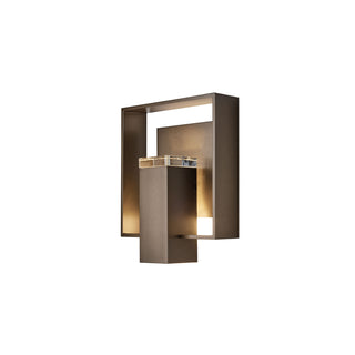 Hubbardton Forge - 302603-SKT-75-75-ZM0546 - Shadow Box Outdoor Sconce - Shadow Box - Coastal Bronze