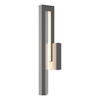 Hubbardton Forge - 302560-LED-78-II0564 - Edge Medium LED Outdoor Sconce - Edge - Coastal Burnished Steel