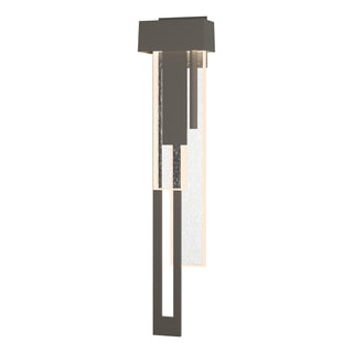 Hubbardton Forge - 302533-LED-LFT-77-II0596 - Rainfall Large LED Outdoor Sconce - Rainfall - Coastal Dark Smoke