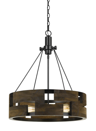 Cal Lighting - FX-3670-3 - Three Light Chandelier - Bradford - Smoky Wood