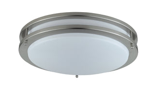 Cal Lighting - LA-184-BS - Two Light Ceiling Mount - CEILING - Brushed Steel