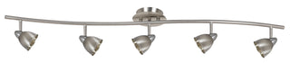 Cal Lighting - SL-954-5-BS/CBS - Five Light Pendant - Serpentine - Brushed Steel