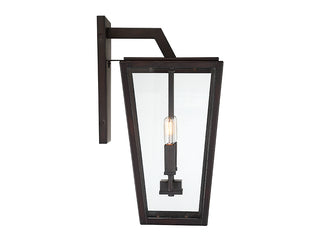 Milton Two Light Wall Lantern in English Bronze