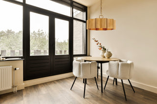 Shelby Three Light Pendant in Gold Patina