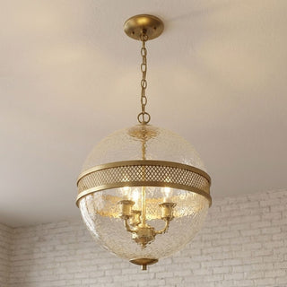Stirling Three Light Pendant in Warm Brass