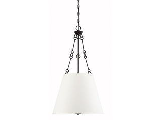 Austin Four Light Pendant in English Bronze