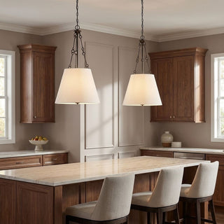 Austin Four Light Pendant in English Bronze
