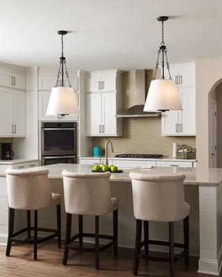 Austin Four Light Pendant in English Bronze
