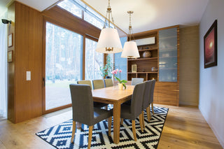 Austin Four Light Pendant in Warm Brass