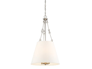Austin Four Light Pendant in Satin Nickel