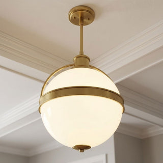 Westbourne One Light Pendant in Warm Brass