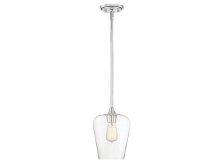 Octave One Light Pendant in Polished Chrome