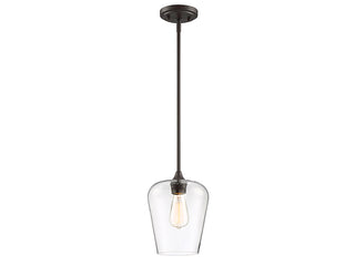 Octave One Light Pendant in English Bronze
