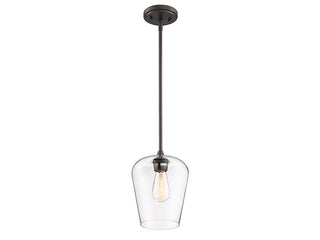 Octave One Light Pendant in English Bronze