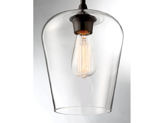 Octave One Light Pendant in English Bronze