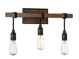 Burgess Three Light Bath Bar in Durango